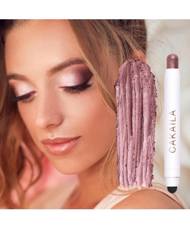  Rosixehird Cream-colored eyeliner pencil | Double-ended sweat-resistant cream eyeshadow for mature skin Highlighter Stick Makeup Pencil with automatic rotation for a - Buy Online on GoSupps.com