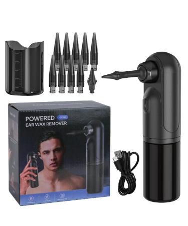 APLUSH Ear Wax Cleaner Electric Ear Wax Removal Tool with 4 Pressure Mode Water Powered Ear Cleaner Ear Irrigation Earwax Flush with 10 Ear Tips