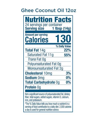 USDA Organic Grass-Fed Ghee & Coconut Oil Blend - 12oz | Carrington Farms - Buy Online on GoSupps.com