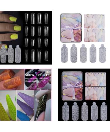 60x Nail Silicone Mold Touch Crystal Duals Nail Forms Shape Nail Forms for Creating Relief Design on Nails - Buy Online on GoSupps.com