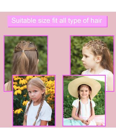 2500Pcs Foamia Color Elastic Hair Bands - Soft Hair Ties for Girls & Ladies | Multicolor Braided Hairband - Buy Online on GoSupps.com