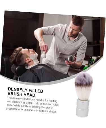 Beavorty Stainless Steel Shaving Brush for Men - Premium Beard & Hair Grooming Tool - Buy Online on GoSupps.com