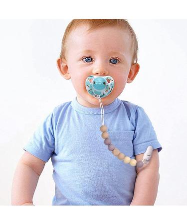 AUXHCYL 8 Pcs Baby Dummy Clips Set with Silicone Holder - Unisex Newborn Dummies - Buy Online on GoSupps.com