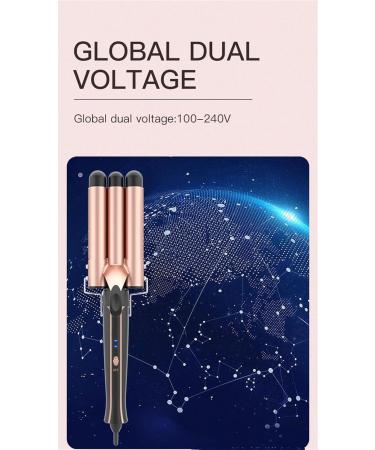 5-in-1 Hair Curler Set | Curling Brush & Interchangeable Ceramic Irons | Instant Heat & Dual Voltage | Shop Internationally - Buy Online on GoSupps.com