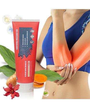 Joint Gel Soothing Cream Fast-Acting Soothing Gel 120g for Joint Comfort: Shoulders Back Legs Hands Neck Feet
