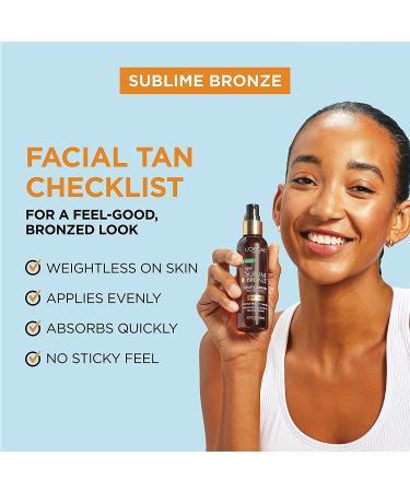 L'Oreal Paris Sublime Bronze Self-Tanning Facial Mist - Coconut Water & Vitamin E - 3 fl. Oz - Buy Online on GoSupps.com