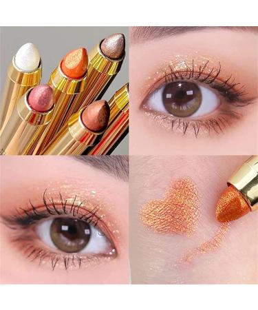 2/6Pack 2-in-1 Pearlescent Eyeshadow Makeup Pen Glitter Eye Makeup 2 in 1 Eyeshadow Stick (2PCS-#4) - Buy Online on GoSupps.com