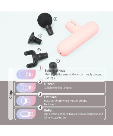 NEPQ Mini Massage Gun - Pink - Buy Online on GoSupps.com