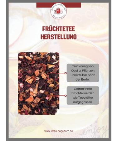  Lerbs & Hagedorn Burnt Almond Fruit Tea 250g - Buy Online on GoSupps.com