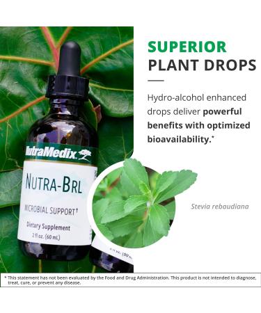 NutraMedix Nutra-BRL - Immune Support Supplement with Samento Bark Stevia Leaf and Banderilla Bark for Immune Defense + Microbial Support (4 oz) - Buy Online on GoSupps.com
