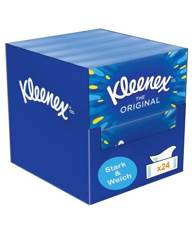Kleenex Original Tissues Box - 24 Packs of 72 Tissues | Soft Strong & Perfect for Home & Travel - International Shipping Available - Buy Online on GoSupps.com