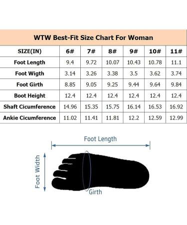 WTW Women's Knee High Rubber Rain Boots - Waterproof & Insulated Neoprene Garden Muck Boots in Mystical Black - Buy Online on GoSupps.com