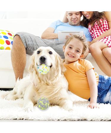 Indestructible Rubber Dog Ball Toys - Durable Interactive Training Balls for Small Medium & Large Dogs (2 Pieces) - Buy Online on GoSupps.com