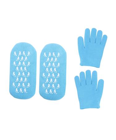 Housoutil Moisturizing Heel Socks Cracked Skin Socks Gel Heel Sleeves Gel Socks Womens High Heel Shoes Cracked Skin Gloves Moisturizing Socks Skin Care Gloves Dry Skin Gloves Spa