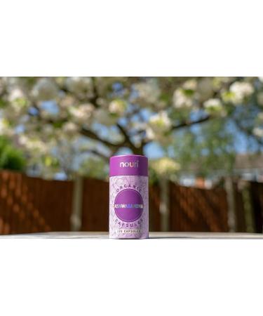 Nouri Organic Ashwagandha Capsules 500mg - 120 Vegan Capsules, Vegetarian Friendly - Buy Online on GoSupps.com