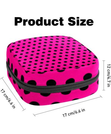 Shop Black Women's Bandage Storage Bags - Large Menstrual Cup Pocket with Zipper Panty Liners & Tampons - Multi-Colored | Perfect for Girls & Women - Buy Online on GoSupps.com