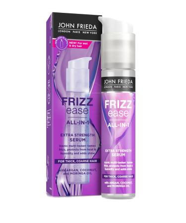 Frizz Ease All-in-1 Extra Strength Serum 50ml for Thick Coarse Hair