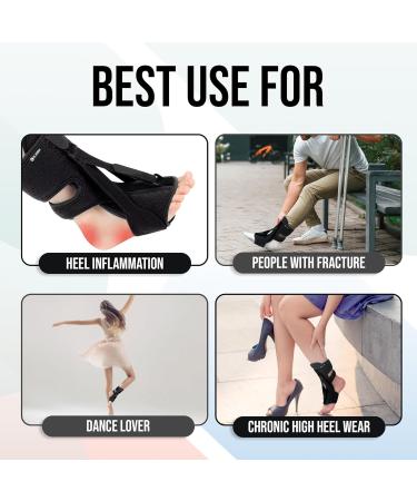 Plantar Fasciitis Night Splint & Brace Relief for Foot Drop & Achilles Tendonitis | Adjustable Support for Men & Women - Buy Online on GoSupps.com
