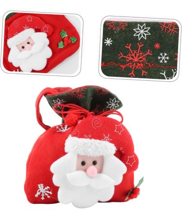 Anneome 1pc Christmas Bag Candy Chocolate Xmas Candy Pouch Practical Wrapping Bags 3d Cute Biscuit Bag - Buy Online on GoSupps.com