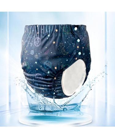 Amagogo Adult Fabric Diaper - Washable Adjustable Reusable Soft & Fast-Drying - Space Traveler XXL - Buy Online on GoSupps.com