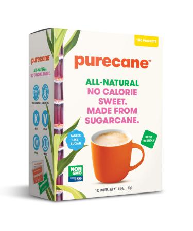 Purecane No Calorie Sweet 100 Packets 1.3 g Each