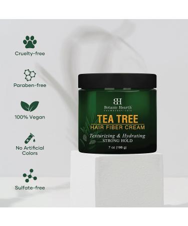 Botanic Hearth Tea Tree Hair Cream - Styling & Texturizing Hair Fiber - Strong Hold, Sulfate Free, Hydrating - for Men and Women - All Hair Types - 7 oz - Buy Online on GoSupps.com