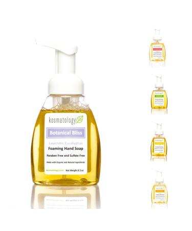 kosmatology Botanical Bliss (Lavender-Eucalyptus) Organic Foaming Hand Soap  8.5 fl oz 8.5 Fl Oz (Pack of 1) Lavender-Eucalpytus