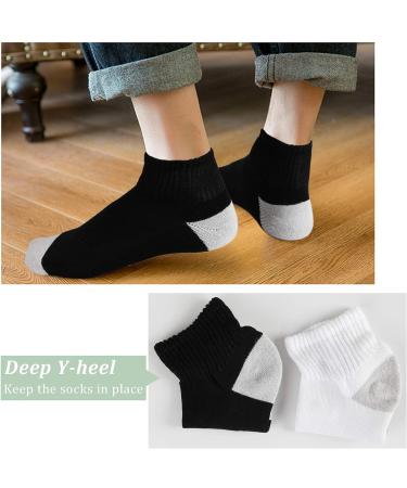 +MD Bamboo Diabetic Ankle Socks - Seamless Toe, Cushion Sole (12 Pairs) - Buy Online on GoSupps.com