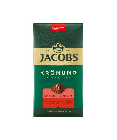 Jacobs Kr nung Decaffeinated Ground Roasted Coffee Medium Roast 500g (1-Pack)