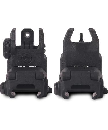 Levien Gen II MB-US Front & Rear Flip Up Sight - Black | Picatinny/Weaver Rail Mount - Buy Online on GoSupps.com