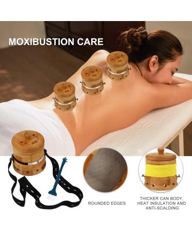 Moxa Burner Holder Box - Adjustable Moxibustion Therapy Device for Back Leg & Stomach Healing - Buy Online on GoSupps.com