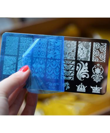 Frcolor 4pcs Nail Art Stamp Templates Kit | Polish Stamper & Scraper | International Shipping - Buy Online on GoSupps.com
