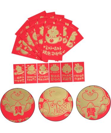 TEHAUX 60 Pcs 2023 Year of The Rabbit Red Packets Big Chinese Hongbao Li Xi Red Lucky Money Pockets Red Envelope Kids Red Envelopes Greeting Card Envelopes Money Packet Design Paper Gift - Buy Online on GoSupps.com