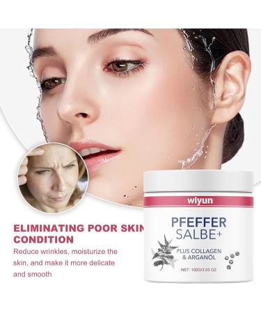 Pepper Ointment Plus - Active Browning Ointment with Collagen & Argan Oil for All Skin Types - 100ml - Buy Online on GoSupps.com