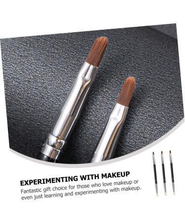 Housoutil Eyeliner Brush 3pcs Tools Conceal Applicator Head Wooden Creative Small Eye Portable Liner Brush Handheld Eyeliner - Buy Online on GoSupps.com