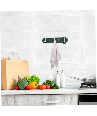 Alipis Belt Racks Kitchen Hook Keychain Coat Hooks Backpacks Hook Closet Hooks for Hanging Clothes Bedroom Door Hat Wall Hooks 19X3CM Green - Buy Online on GoSupps.com