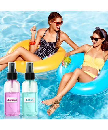 30 Pack 2 oz Fine Mist Mini Clear Spray Bottles - Essential Oils, Travel Perfumes - Refillable & Reusable Travel Bottles - Buy Online on GoSupps.com