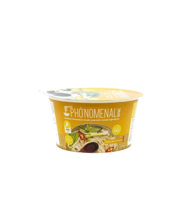 Pho'nomenal Bowl Instant Pho Noodles - Gluten Free, Low Sodium Vietnamese Chicken Soup - Non GMO, No MSG, No Soy - 2.1 oz (6 Bowl Pack) - Buy Online on GoSupps.com