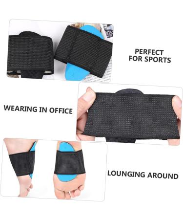 FOMIYES Palm Sole Pad - Foot Protective Cushions & Arch Support Insoles for Ultimate Comfort - Black - Buy Online on GoSupps.com