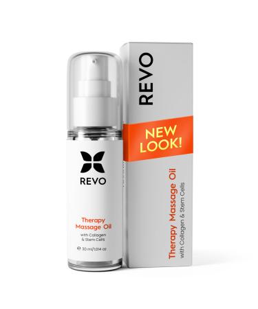 REVO Anti Cellulite Massage Oil Infused with Collagen & Stem-Cells for More Elastic Tighter Skin