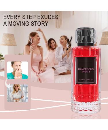 Perfume for Women Sensual Long Lasting Eau De Parfum Captivating Beauty Products Suitable for All Skin Types Gift for Women 5.6x5.6x14.8cm White - Buy Online on GoSupps.com