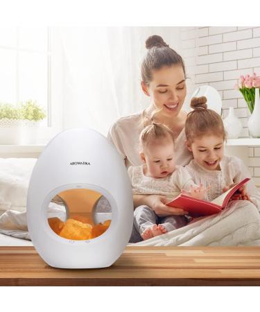 Aroma Diffuser & Himalayan Salt Crystal Lamp 250ml - 6 Hour Ultrasonic Humidifier LED Light Ionizer & Fragrance Oil for Aromatherapy - International Shipping - Buy Online on GoSupps.com
