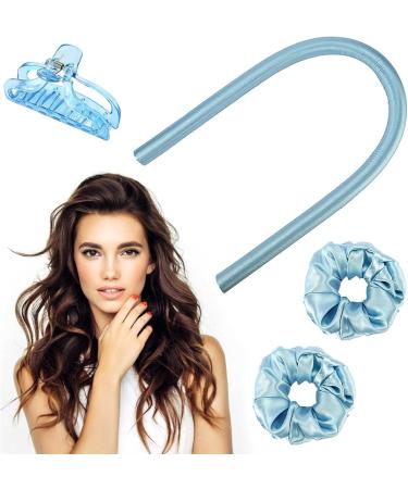 No Heat Curling Irons Curling Irons Curling Irons Sleeping Soft Hair Band Curling Irons Simple Curling Irons with Hair Loops Blue  - Buy Online on GoSupps.com