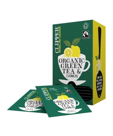 Clipper Teas Clipper Green Tea Lemon BIO 6x 25 stuks