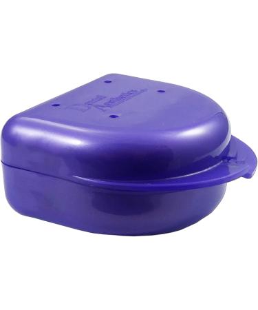 2 x Mouthguard Box for Ortho Retainers & Sports Dentures - Purple & Green - Buy Online on GoSupps.com