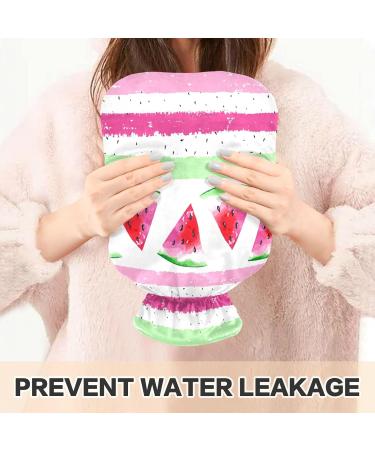 Durable 1L Heat Bottle with Cover Watermelon Striped Warm-Up Bag for Pain Relief & Heat Therapy - Buy Online on GoSupps.com