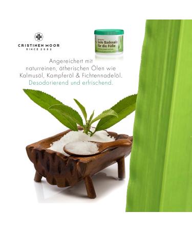 Cristinenmoor 500g Biological Sole Swimming Salt - 100% Natural Foot Care for Dryness Sweating & Odor | ICADA Certified - Buy Online on GoSupps.com