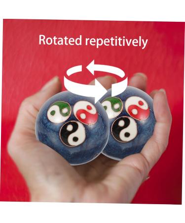 Buy Bcoath Gymnasium Ball Set - Hand Fitness Balls & Massage Balls in Decorative Box | Premium Iron & Metal Relaxation Balls for Home & Gym - Buy Online on GoSupps.com