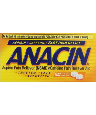 Anacin 100 Tablets per Bottle (3 pack) - Buy Online on GoSupps.com