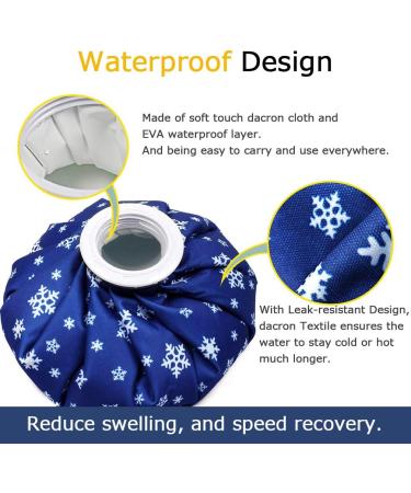 Reusable Ice Packs for Injuries - 4 Pack Gel Cold/Hot Water Pack for Pain Relief & Recovery Therapy - Buy Online on GoSupps.com